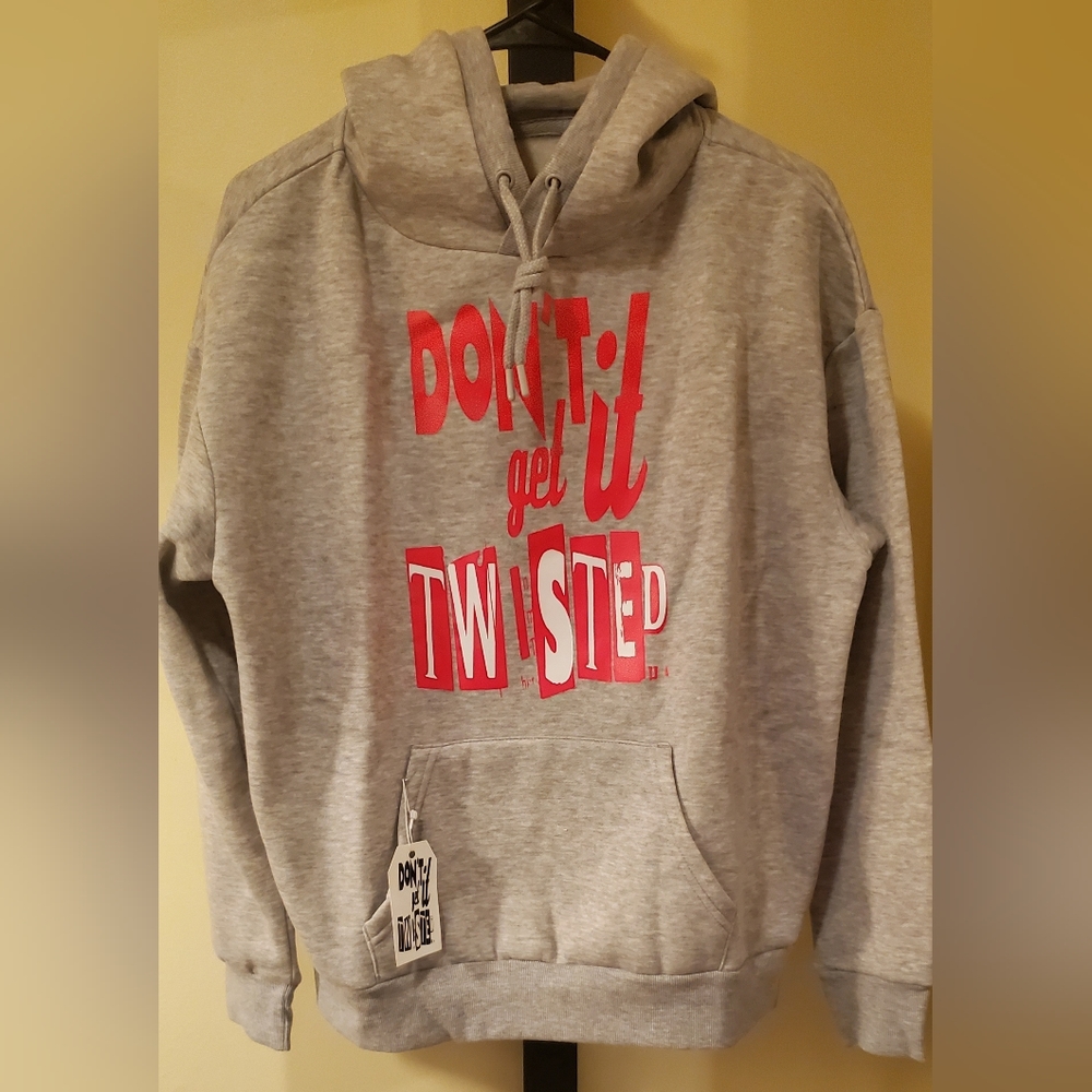 Don't Get It Twisted Ransom Note Adult Unisex Hoodie Size Large